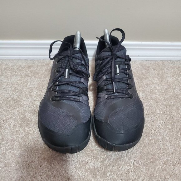 MERRELL / 7.5 / Men's Trail Glove 4 Barefoot Trail Running Shoes Black Grey - Picture 2 of 12